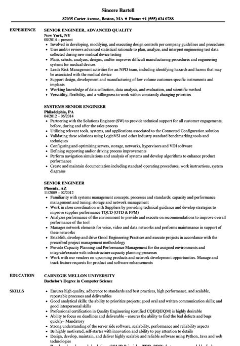 Senior Engineer .